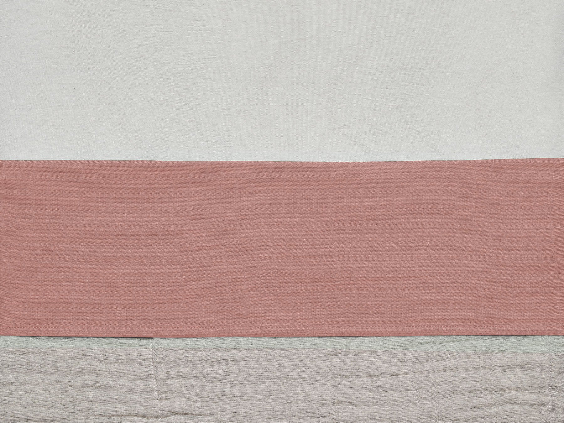 Jollein Bettlaken Wiege 75x100cm Wrinkled Cotton Rosewood