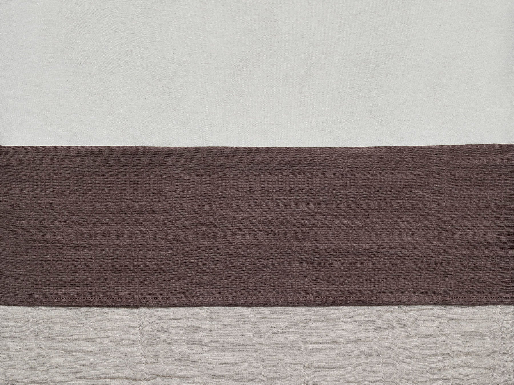 Jollein Bettlaken Wiege 75x100cm Wrinkled Cotton Chestnut