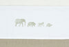 Bettlaken Wiege 75x100cm Animals - Olive Green