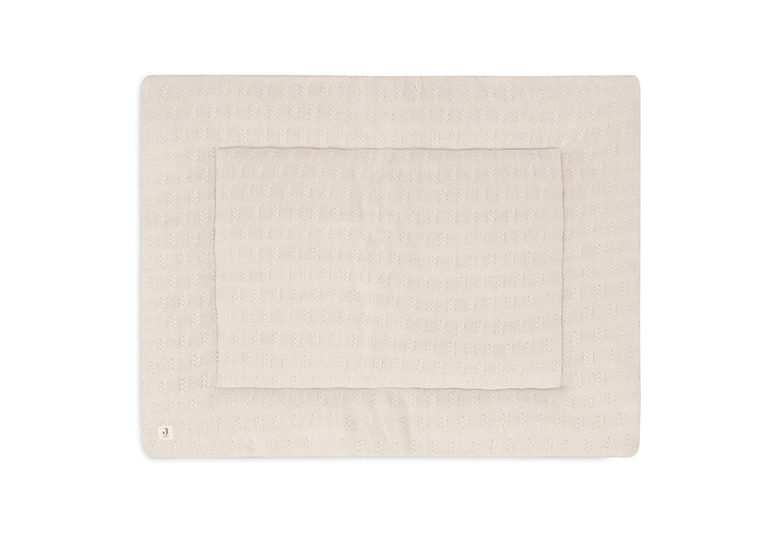 Jollein Krabbeldecke 75x95cm Grain Knit Oatmeal