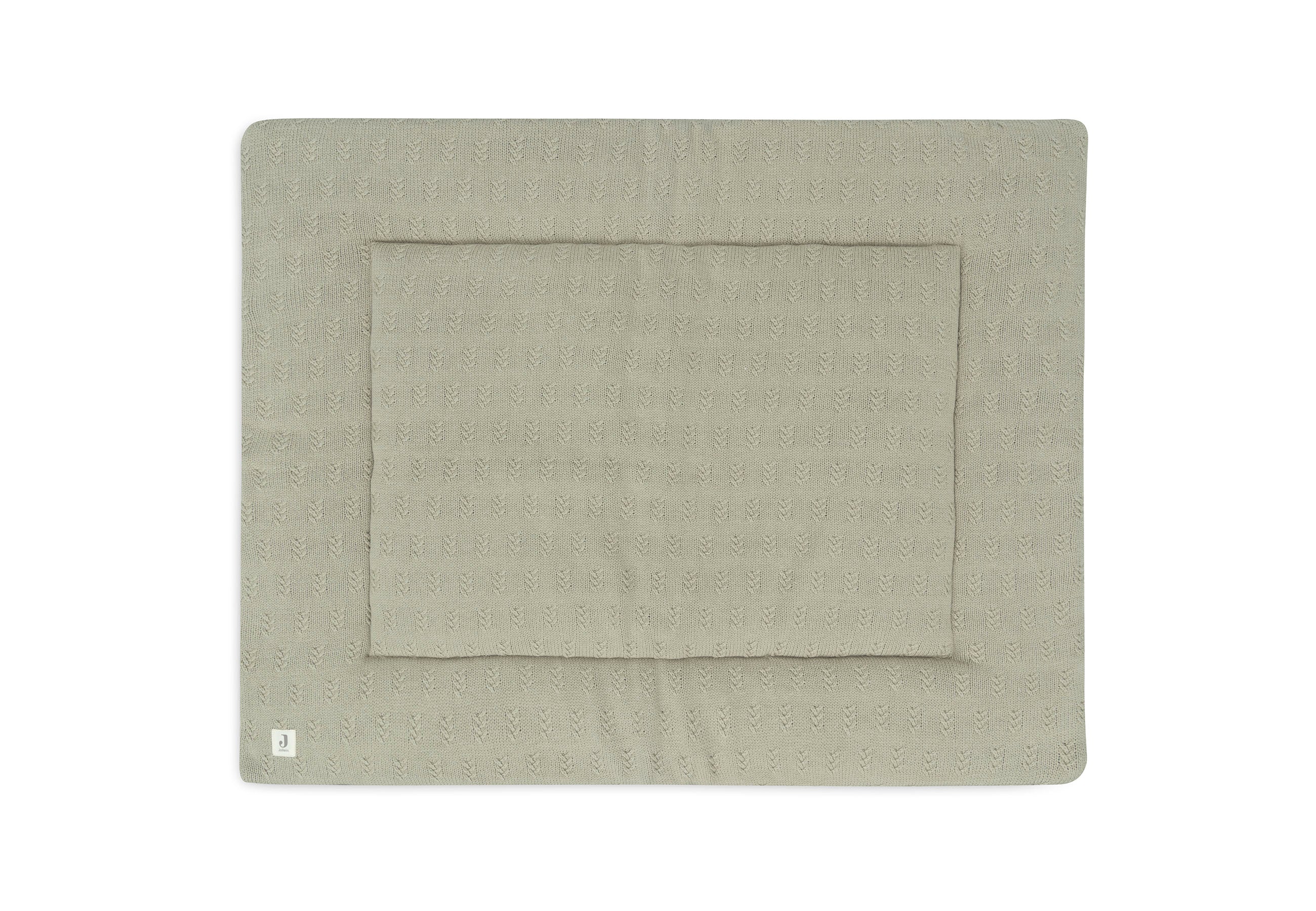 Jollein Krabbeldecke 75x95cm Grain Knit Olive Green