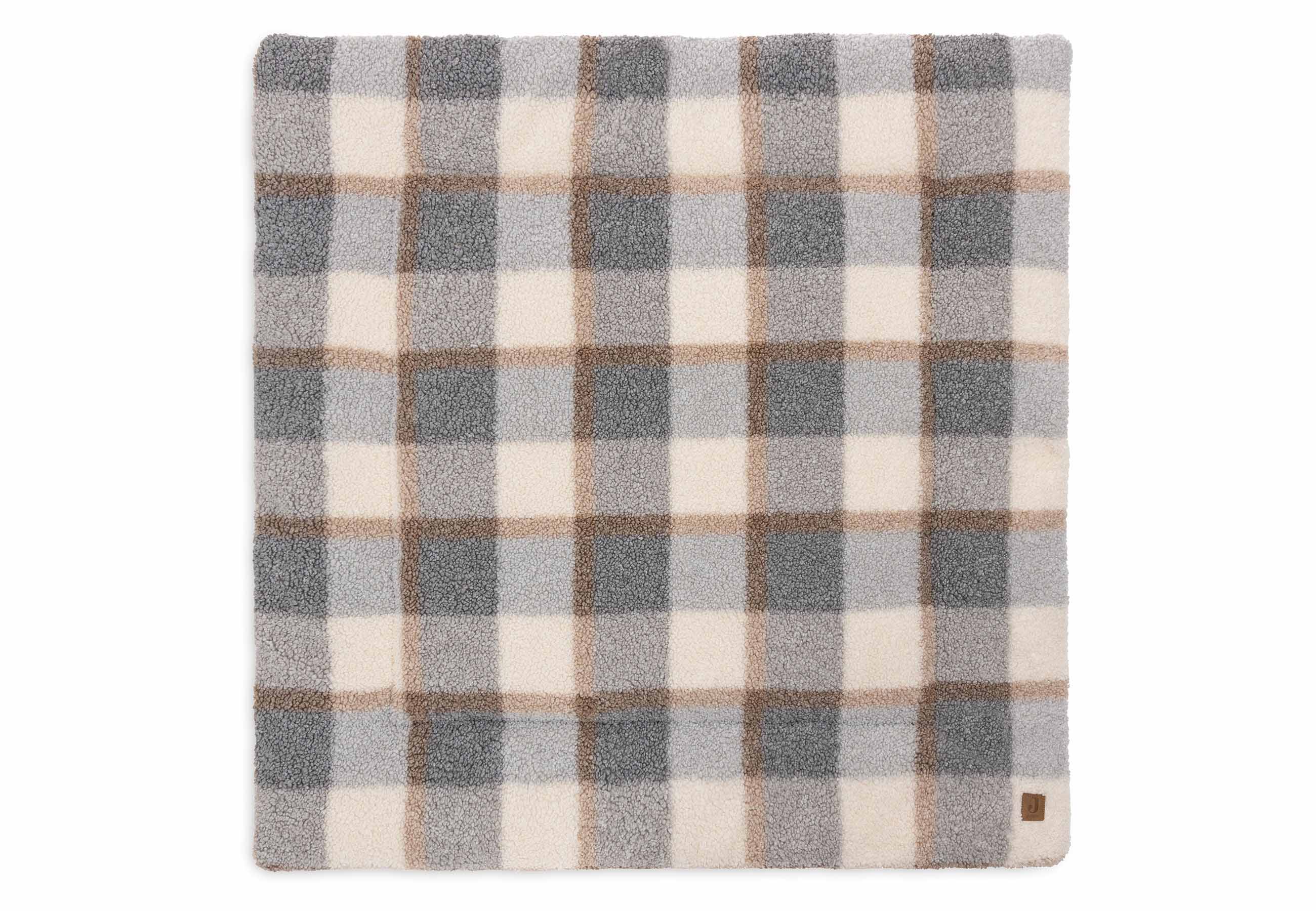 Jollein Krabbeldecke 100x100cm Check - Boucle