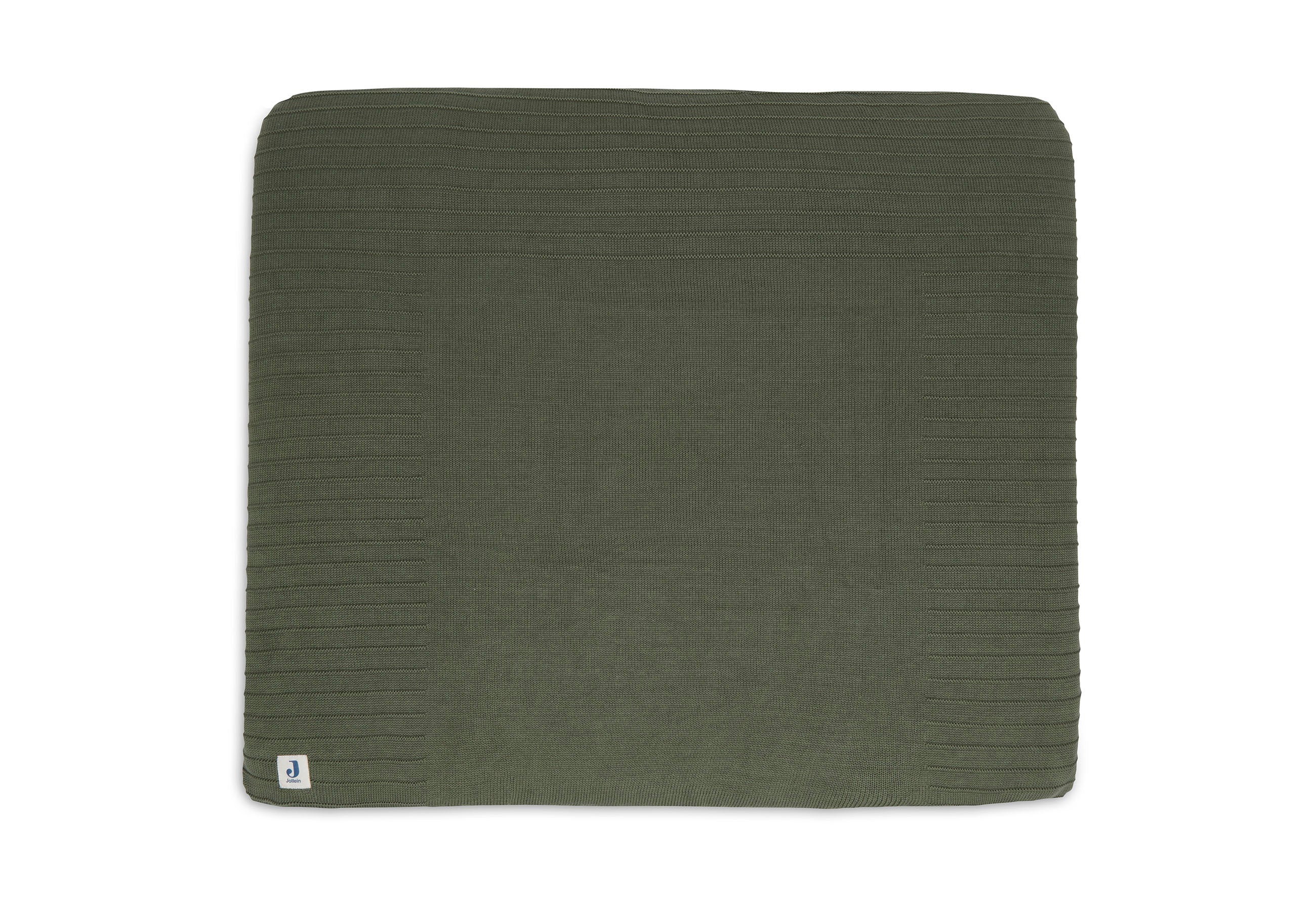 Jollein Wickelauflagenbezug 75x85cm Pure Knit Leaf Green GOTS