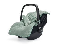 Fußsack für Autositz  Kinderwagen - Basic Knit - Forest Green