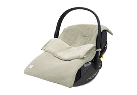 Fußsack für Autositz  Kinderwagen Basic Knit - Olive Green
