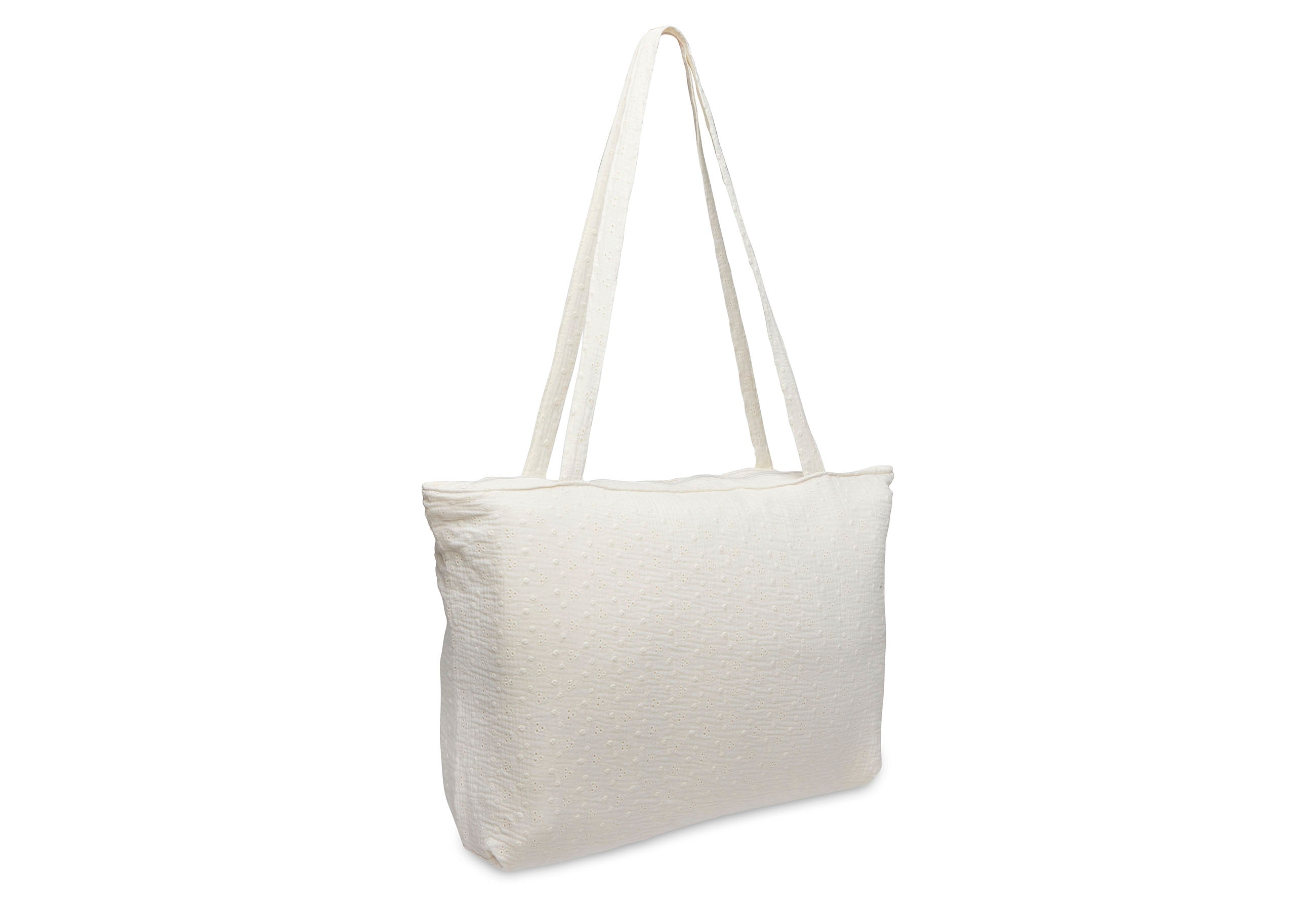 Jollein Shopper Embroidery Ivory