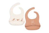 Bib Silicone - Kangaroots - 2 Pack