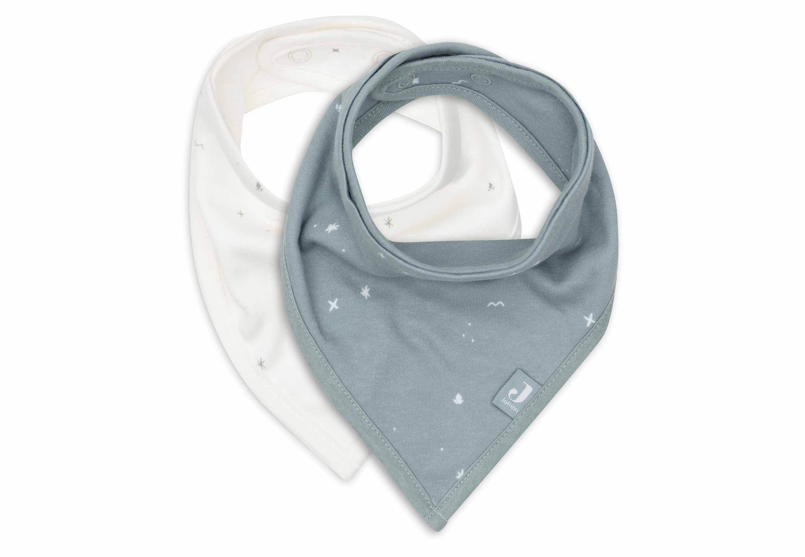 Jollein Lätzchen Bandana Twinkling - Sea Green - 2 Stück