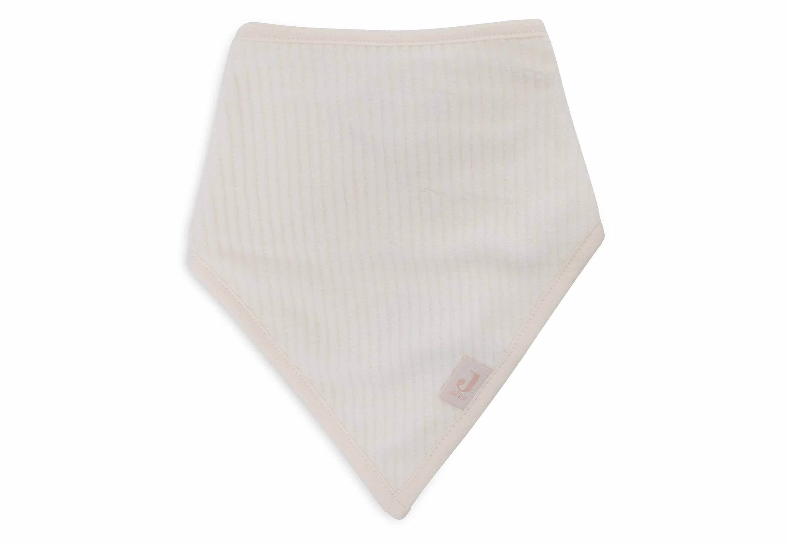 Jollein Lätzchen Bandana Velvet Rib - Wild Rose/Ivory - 2 Stück