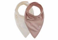 Bavoir Bandana - Velvet Rib - 2 Unités