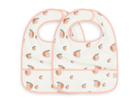 Bavoir Étanche - Peach 2-Pack