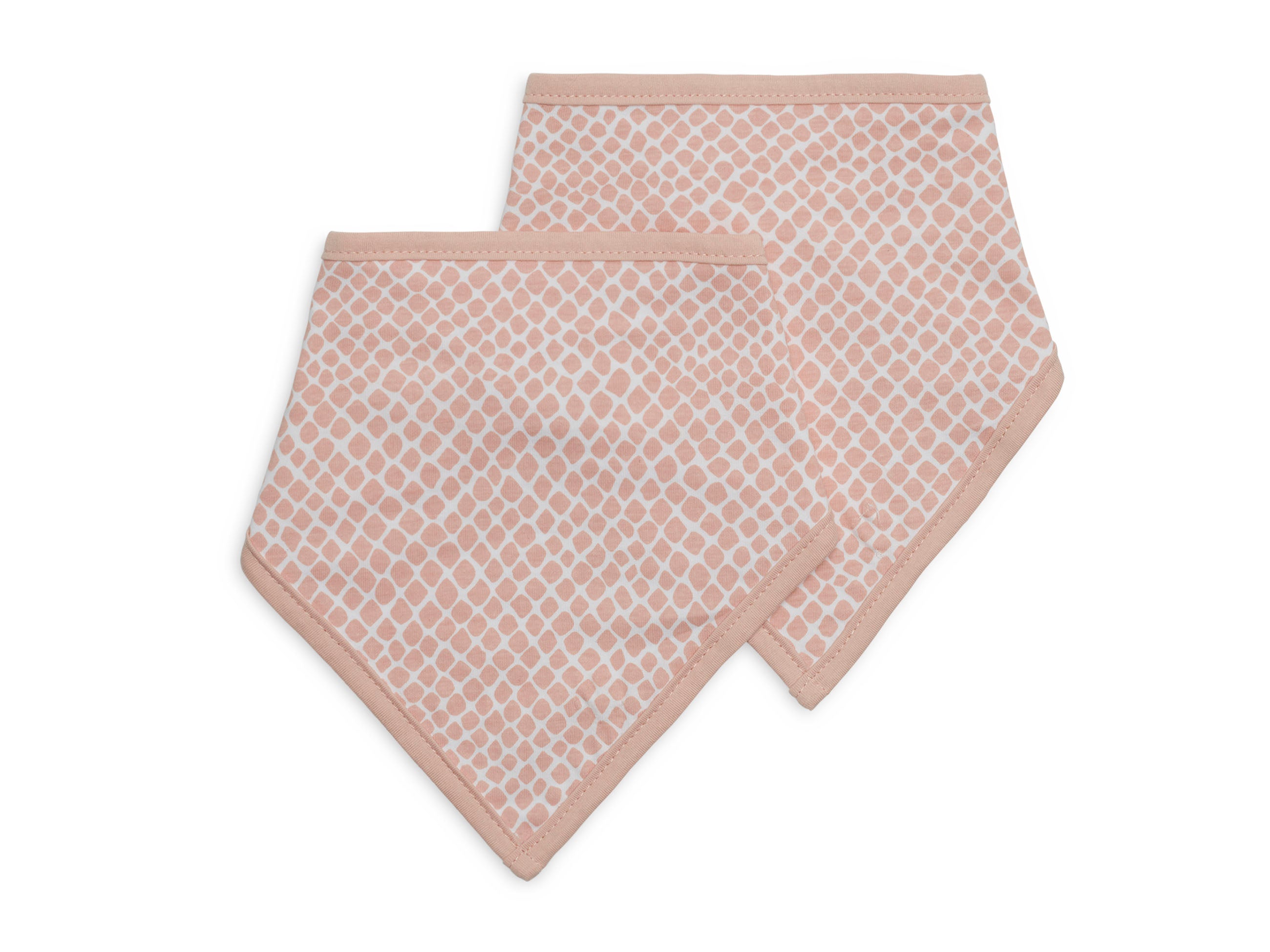 Jollein Lätzchen Bandana Snake Pale Pink (2pack)