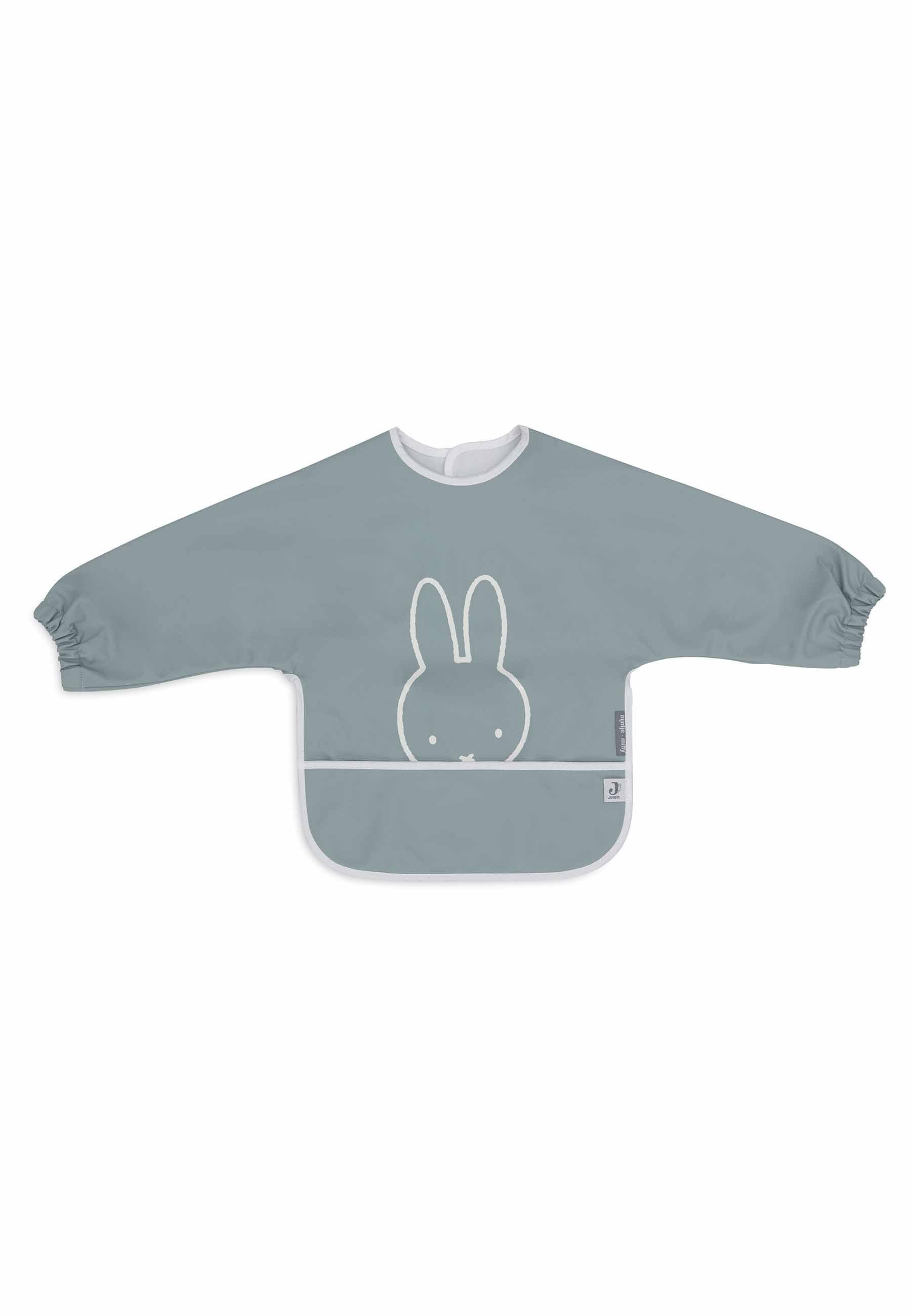 Jollein Lätzchen wasserdicht mit Ärmeln Miffy Peekaboo - Sea Green