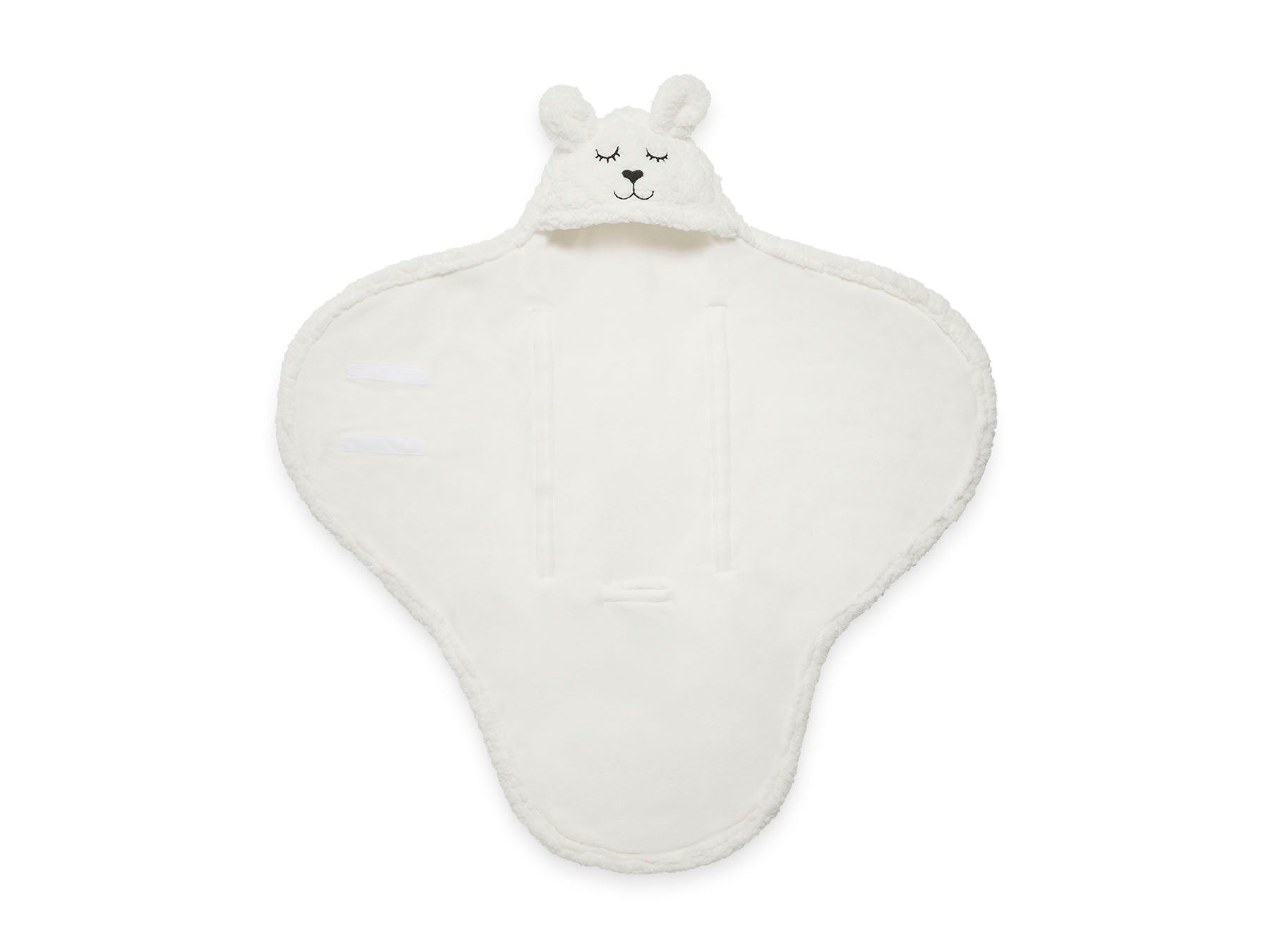 Jollein Einschlagdecke für Babyschale Bunny Off-White