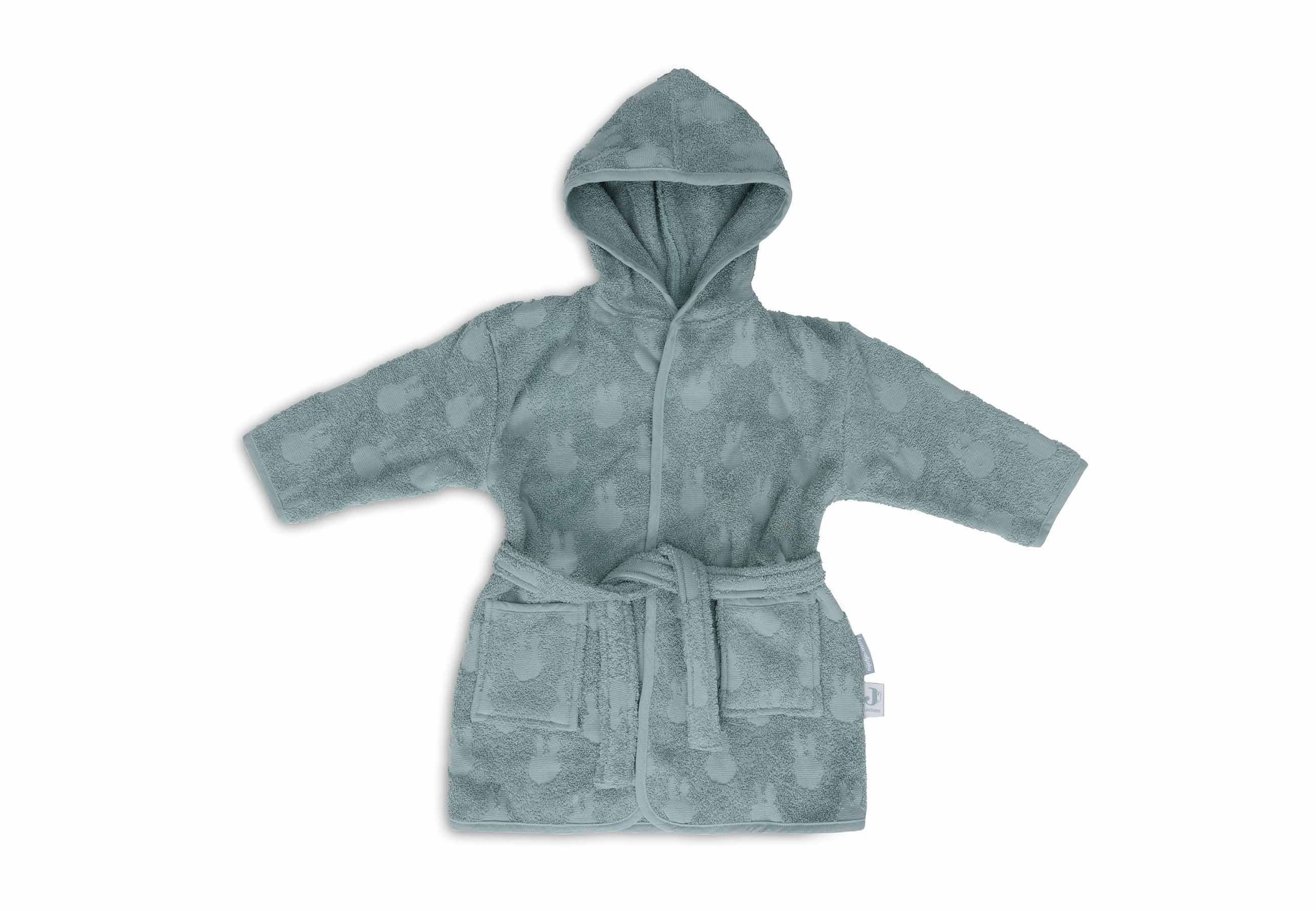 Jollein Bademantel 1-2 Jahre - Miffy Jacquard - Sea Green