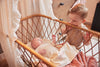 Decke Kinderbett Spring Knit 100x150 cm - Rosewood