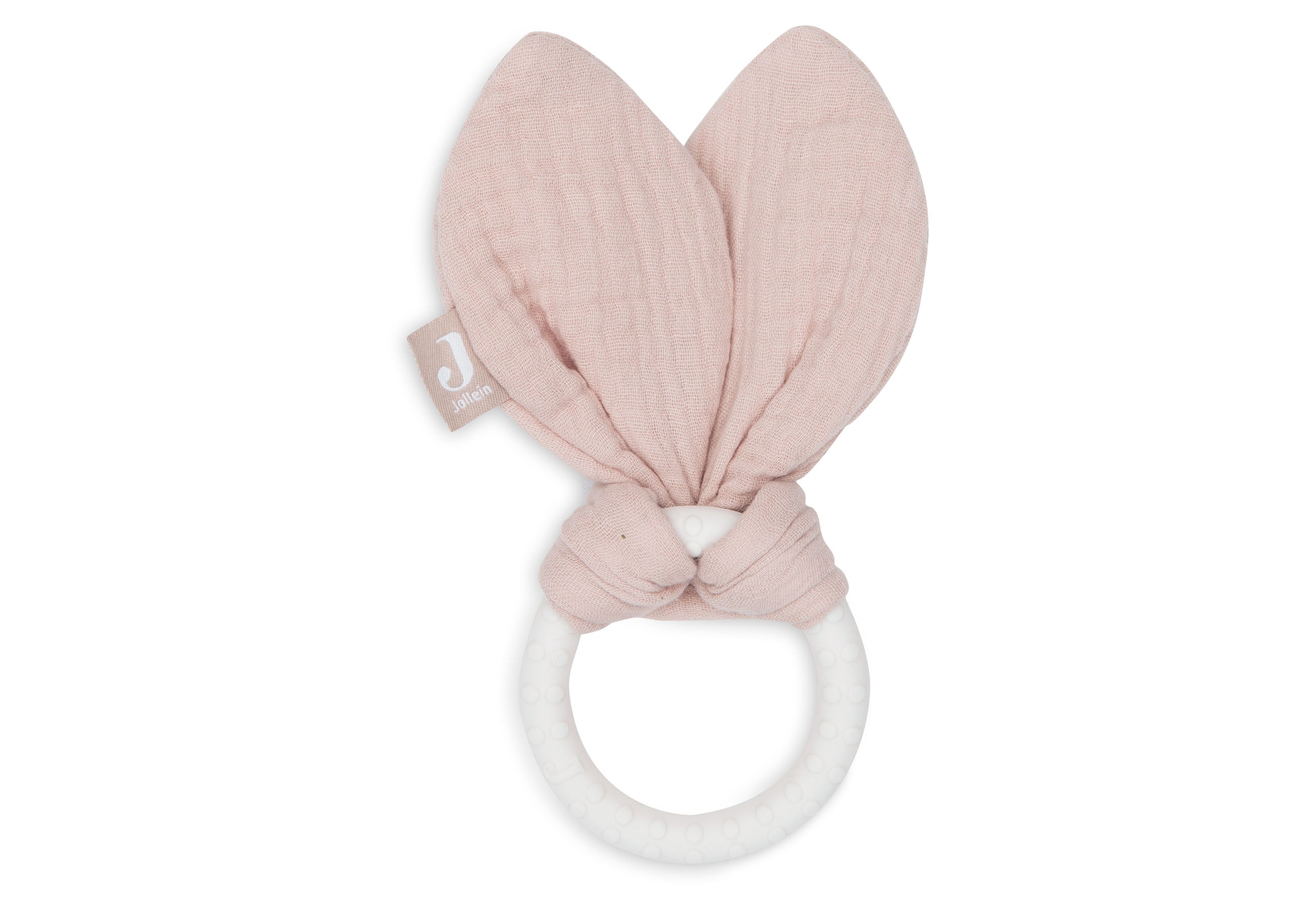 Jollein Beißring Silikon Bunny Ears Wild Rose