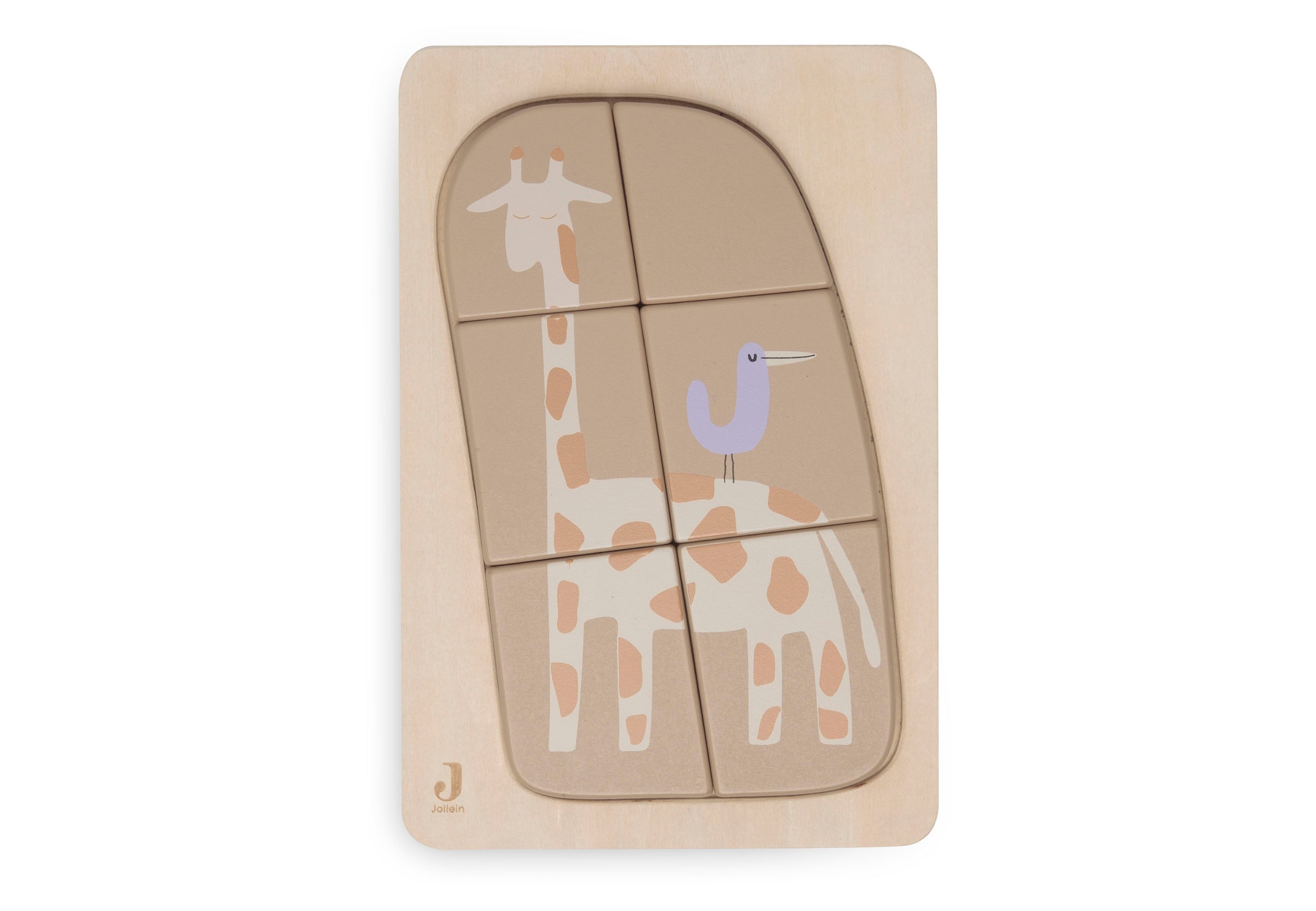 Jollein Puzzle aus Holz - Jungle Jambo - Giraffe