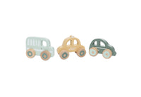 Houten Auto op Wielen - On The Go - 3 Stuks 