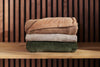 Decke Wiege 75x100cm Pure Knit - Biscuit/Velvet - GOTS