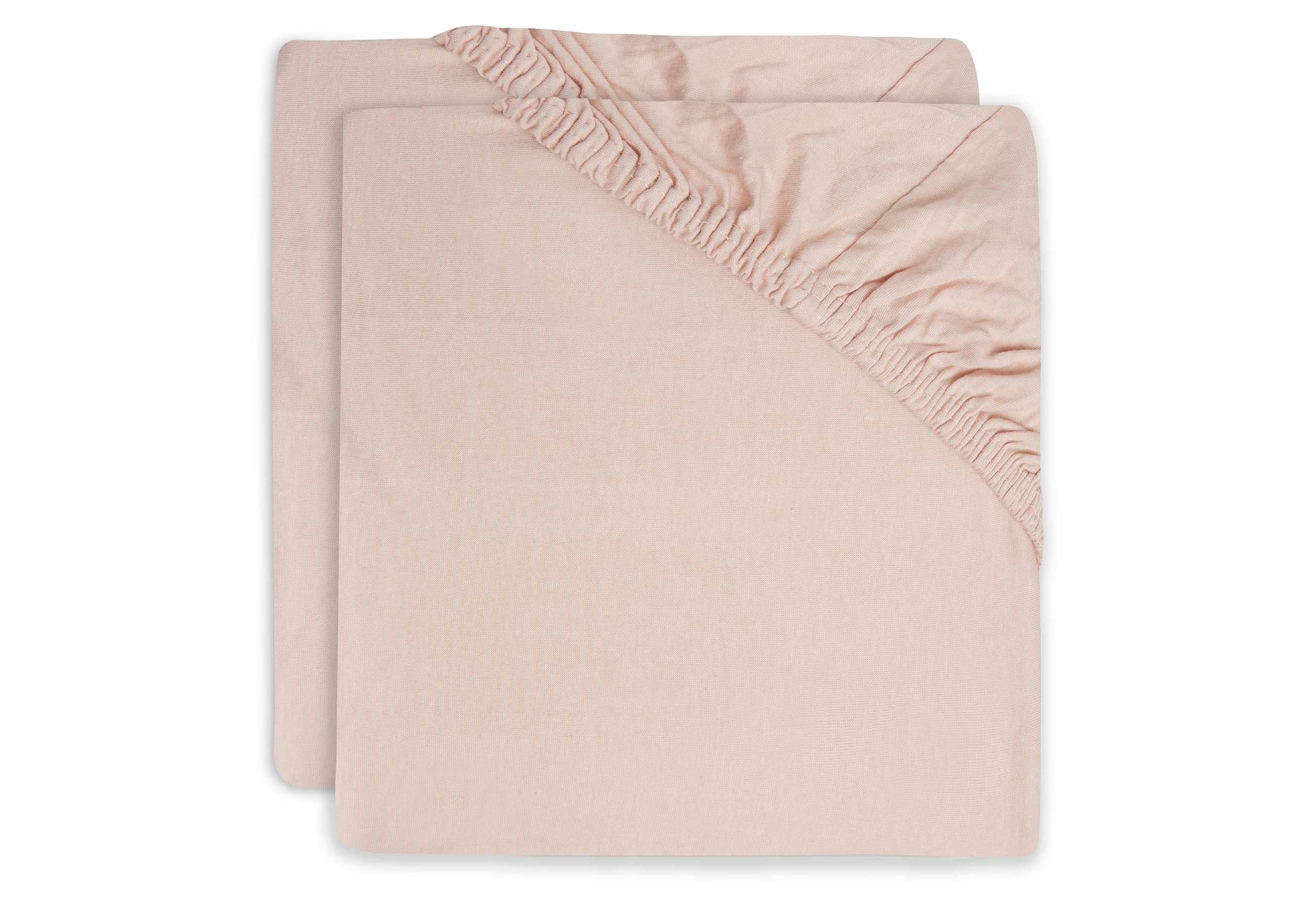 Jollein Spannbettlaken Jersey 40/50x80/90cm Pale Pink (2pack)