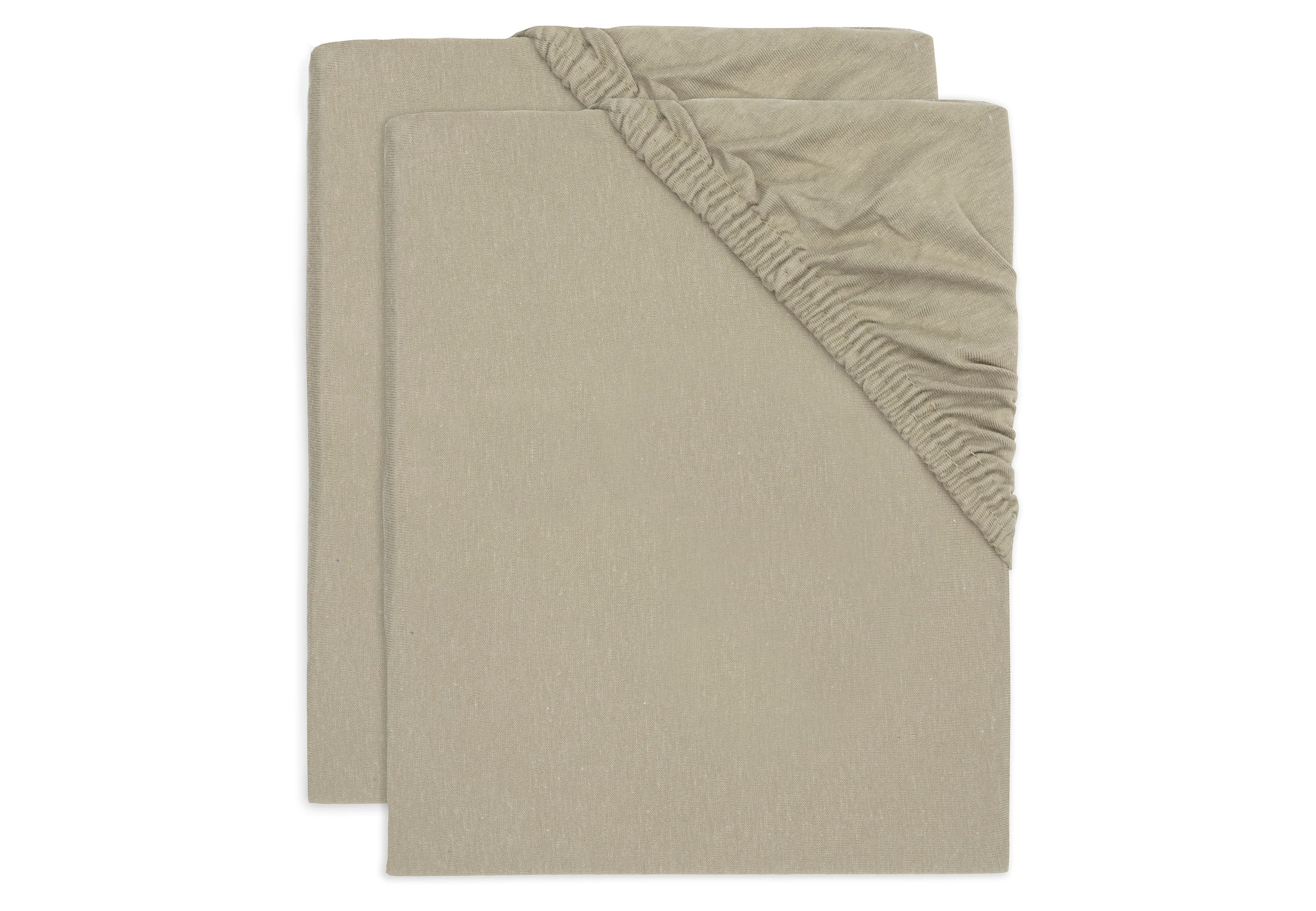 Jollein Spannbettlaken Jersey 40/50x80/90cm Olive Green (2pack)