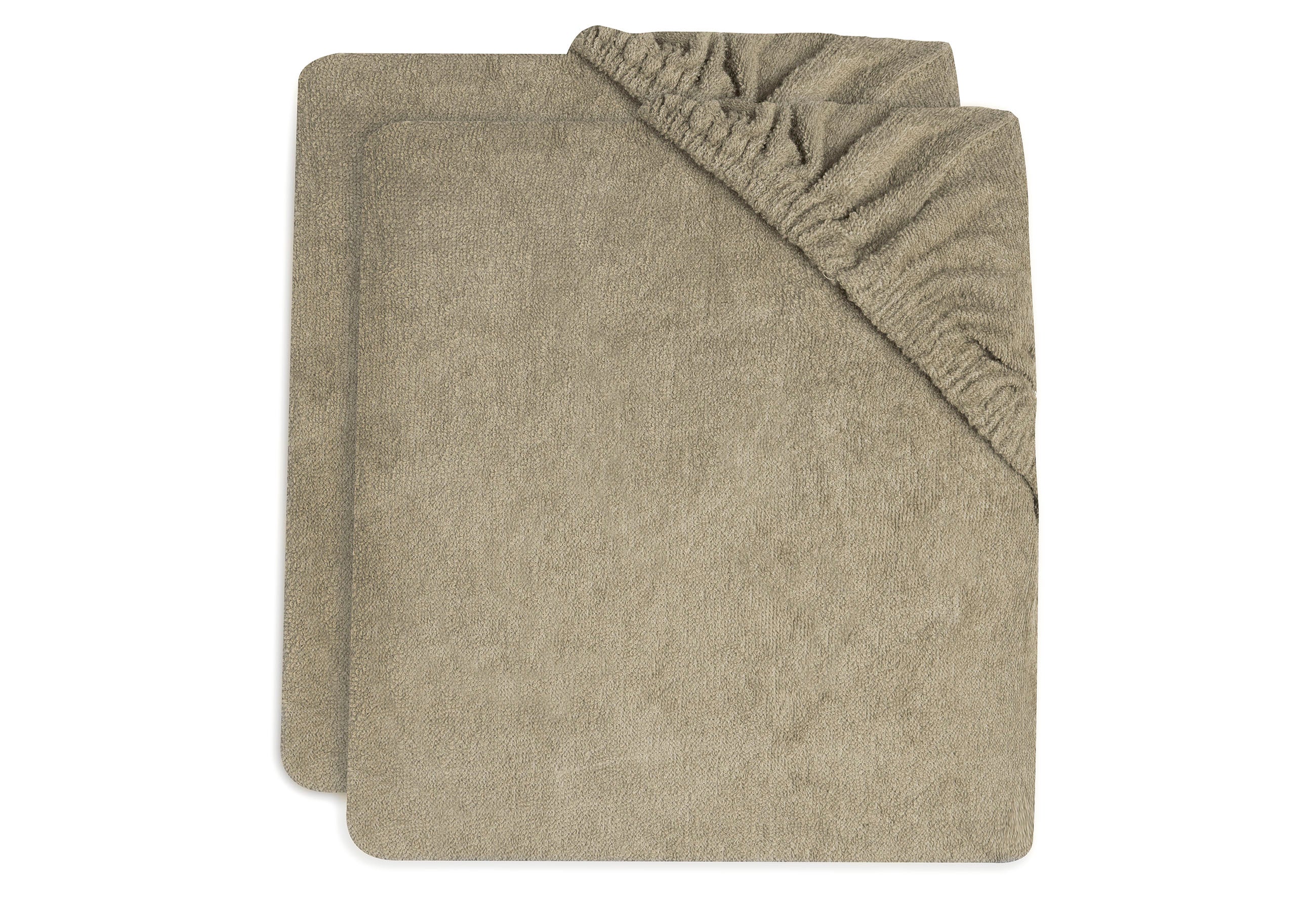 Jollein Wickelauflagenbezug Frottee 50x70cm Olive Green (2pack)