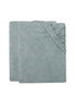 Wickelauflagenbezug Frottee 50x70cm - Sea Green - 2 Stück