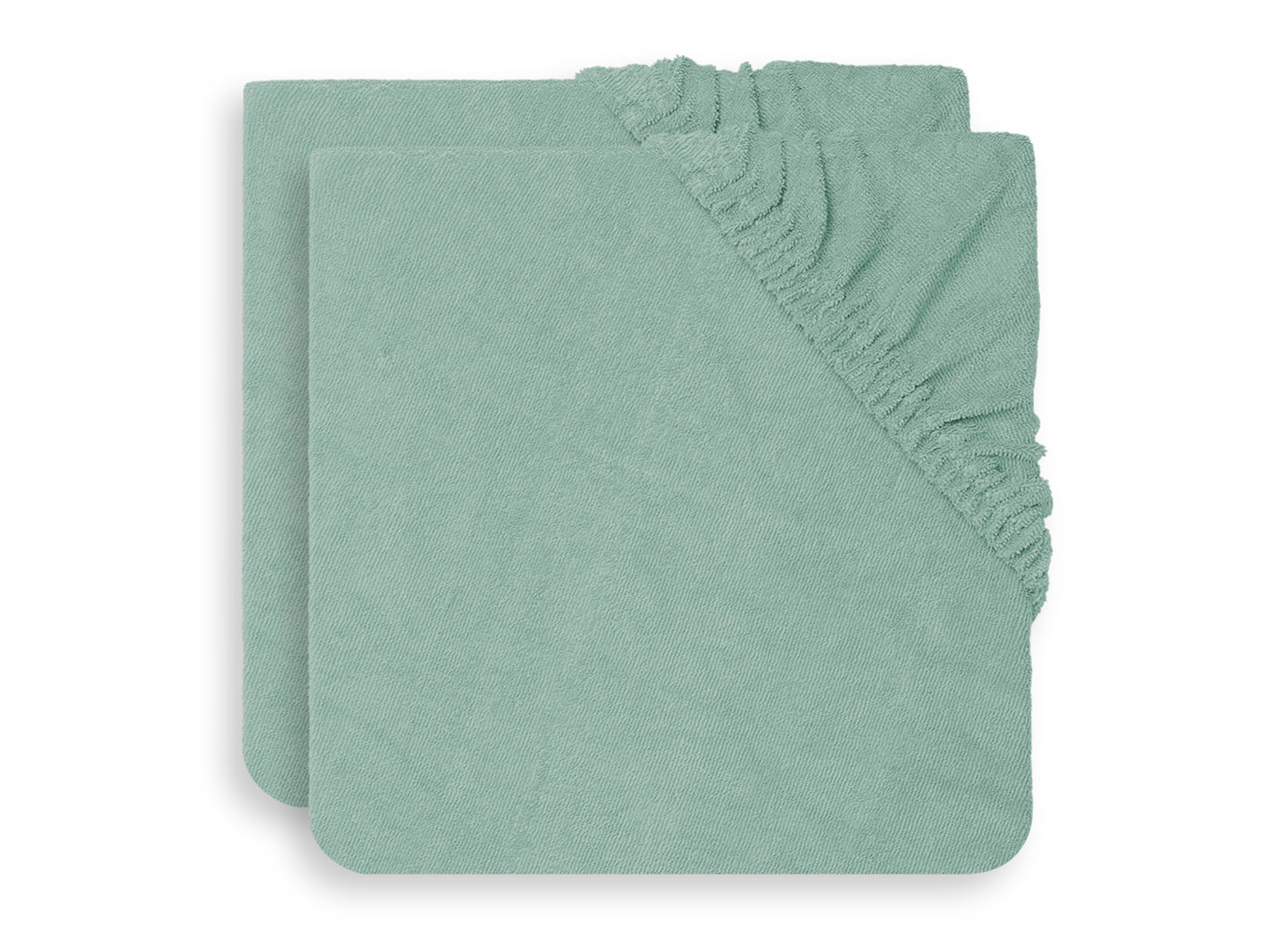 Jollein Wickelauflagenbezug Frottee 75x85cm Ash Green (2pack)