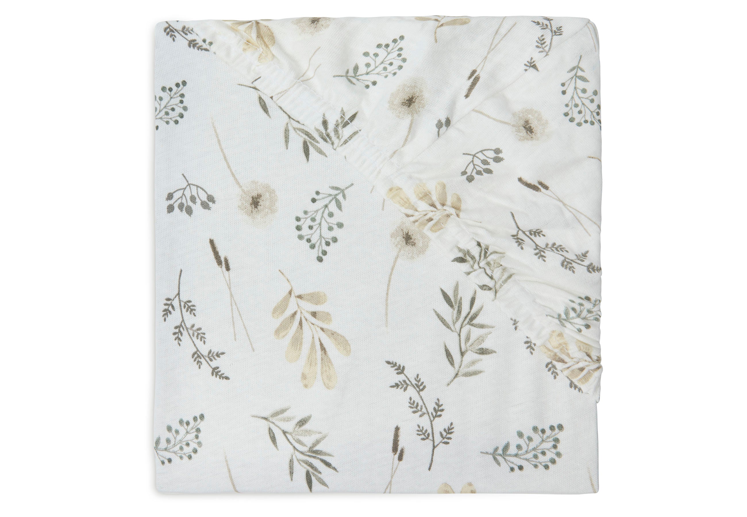 Jollein Spannbettlaken Jersey 40/50x80/90cm Wild Flowers