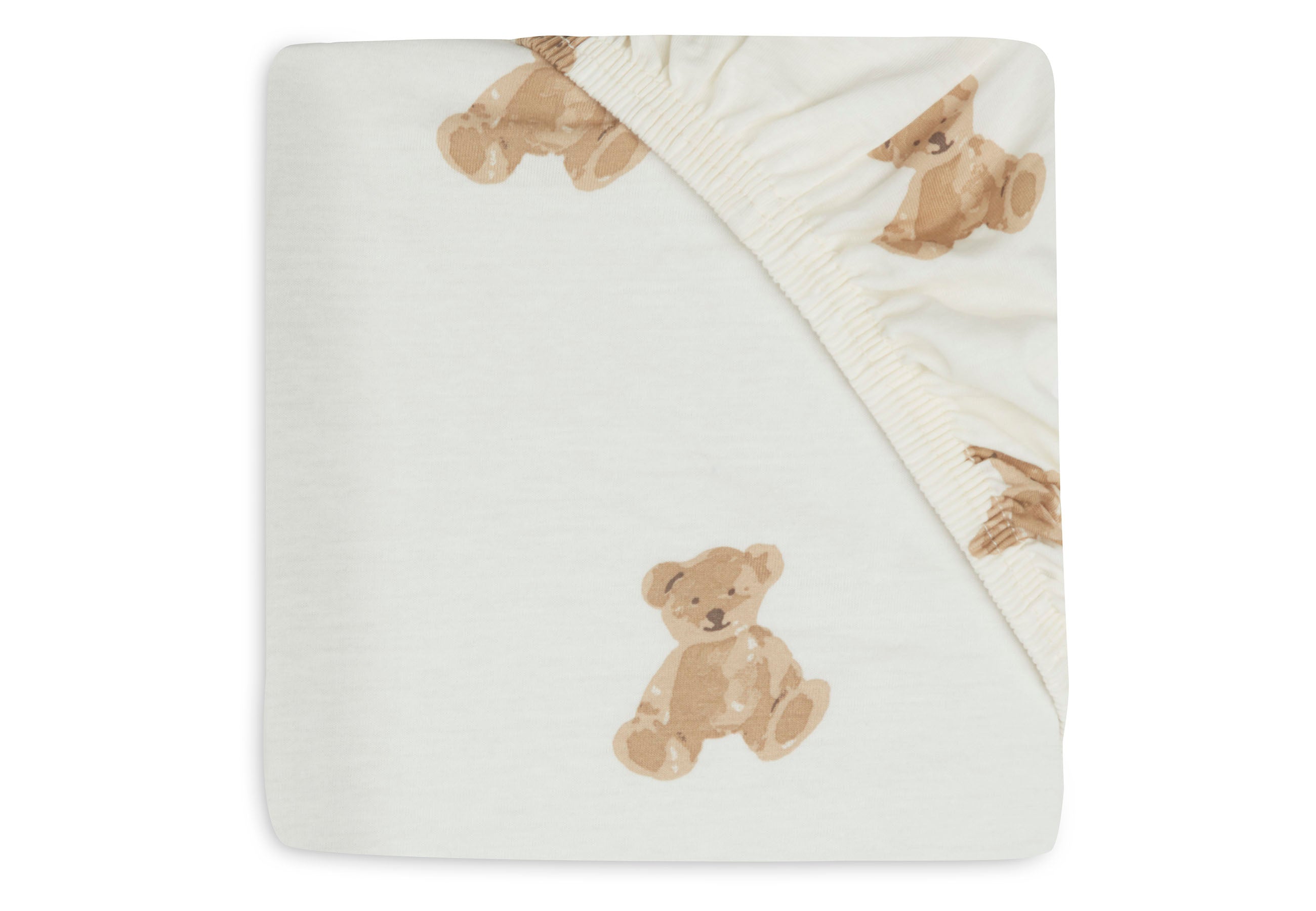 Jollein Spannbettlaken Jersey 40/50x80/90cm Teddy Bear