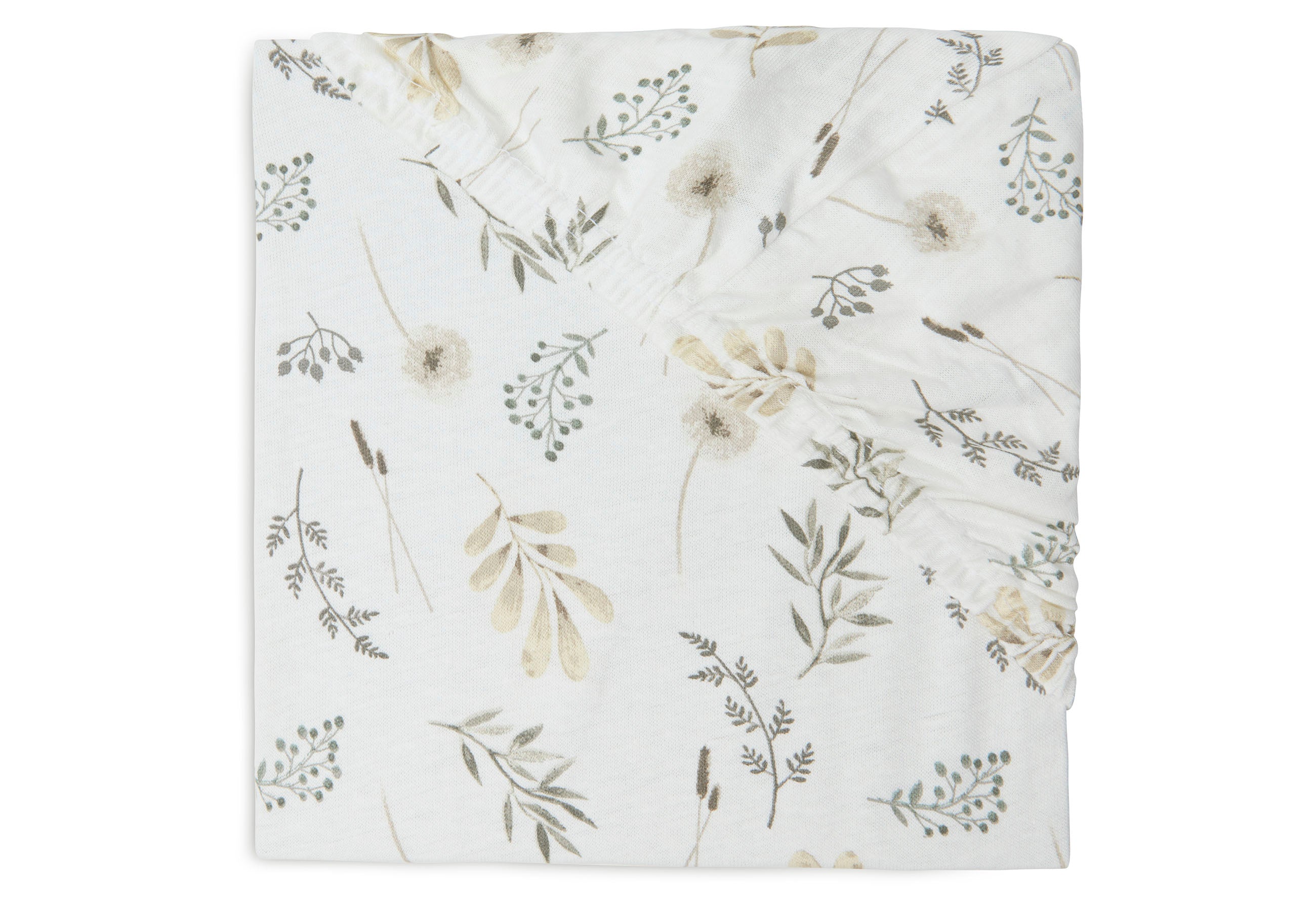 Jollein Spannbettlaken Jersey 60x120cm Wild Flowers