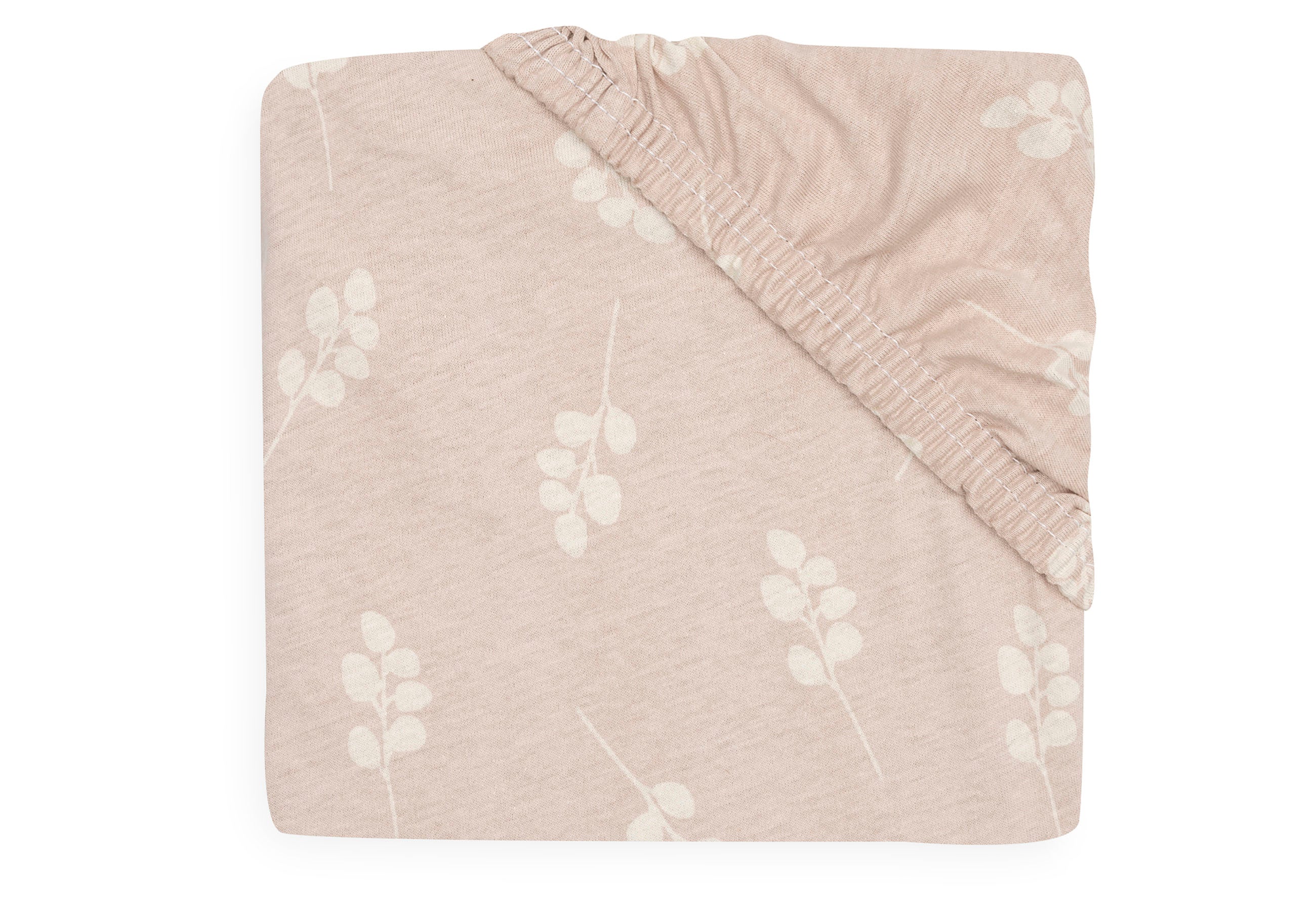 Jollein Spannbettlaken Jersey 70x140/75x150cm Twig Wild Rose