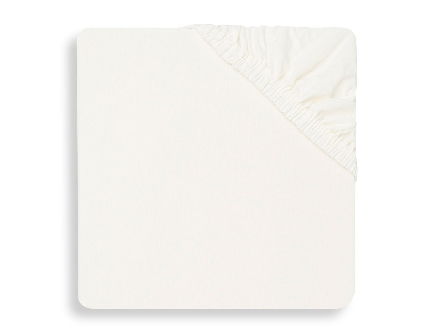 Jollein Spannbettlaken Jersey Laufgitter 75x95cm Ivory