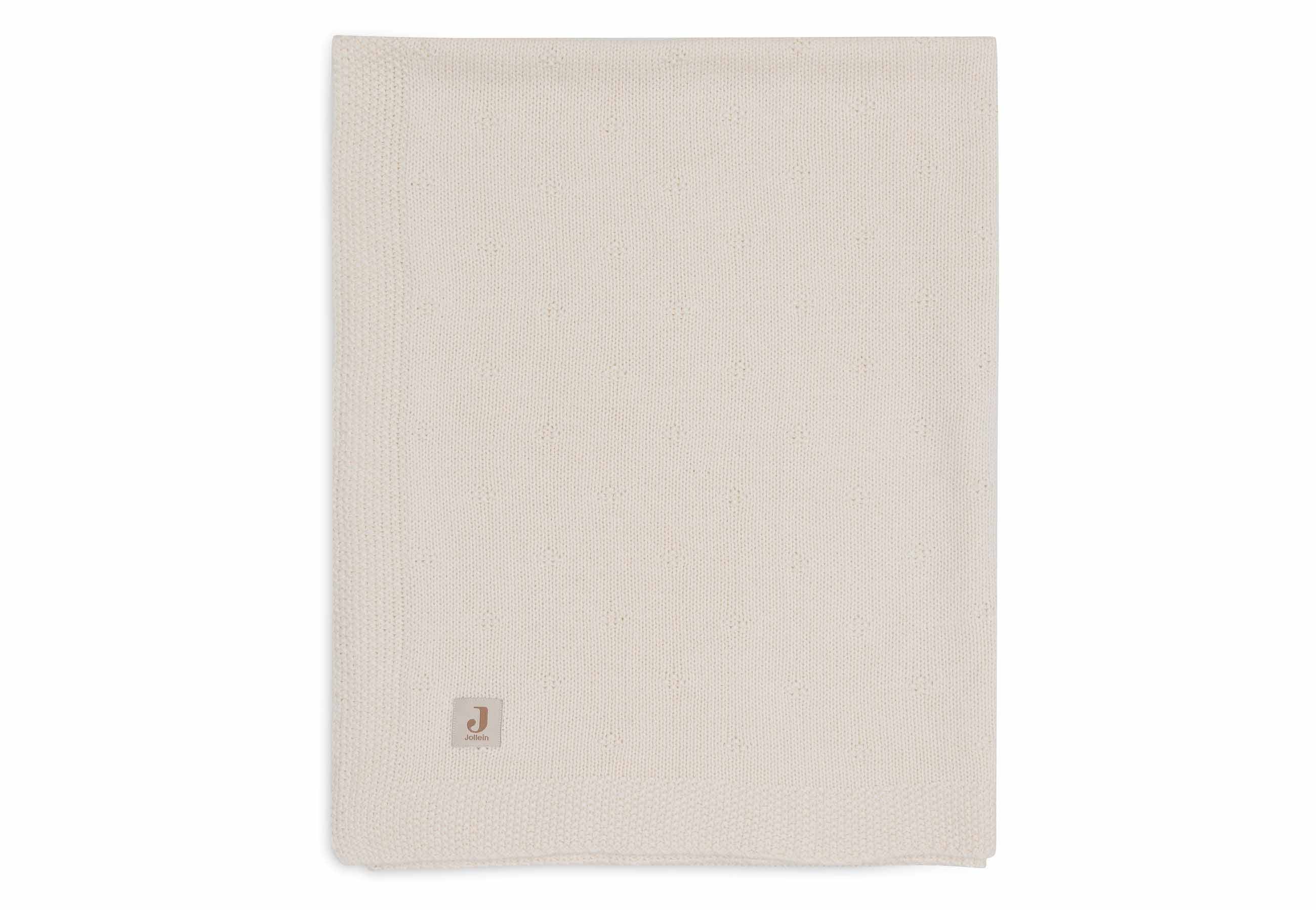 Jollein Decke Wiege 75x100cm Cosy Knit - Ivory