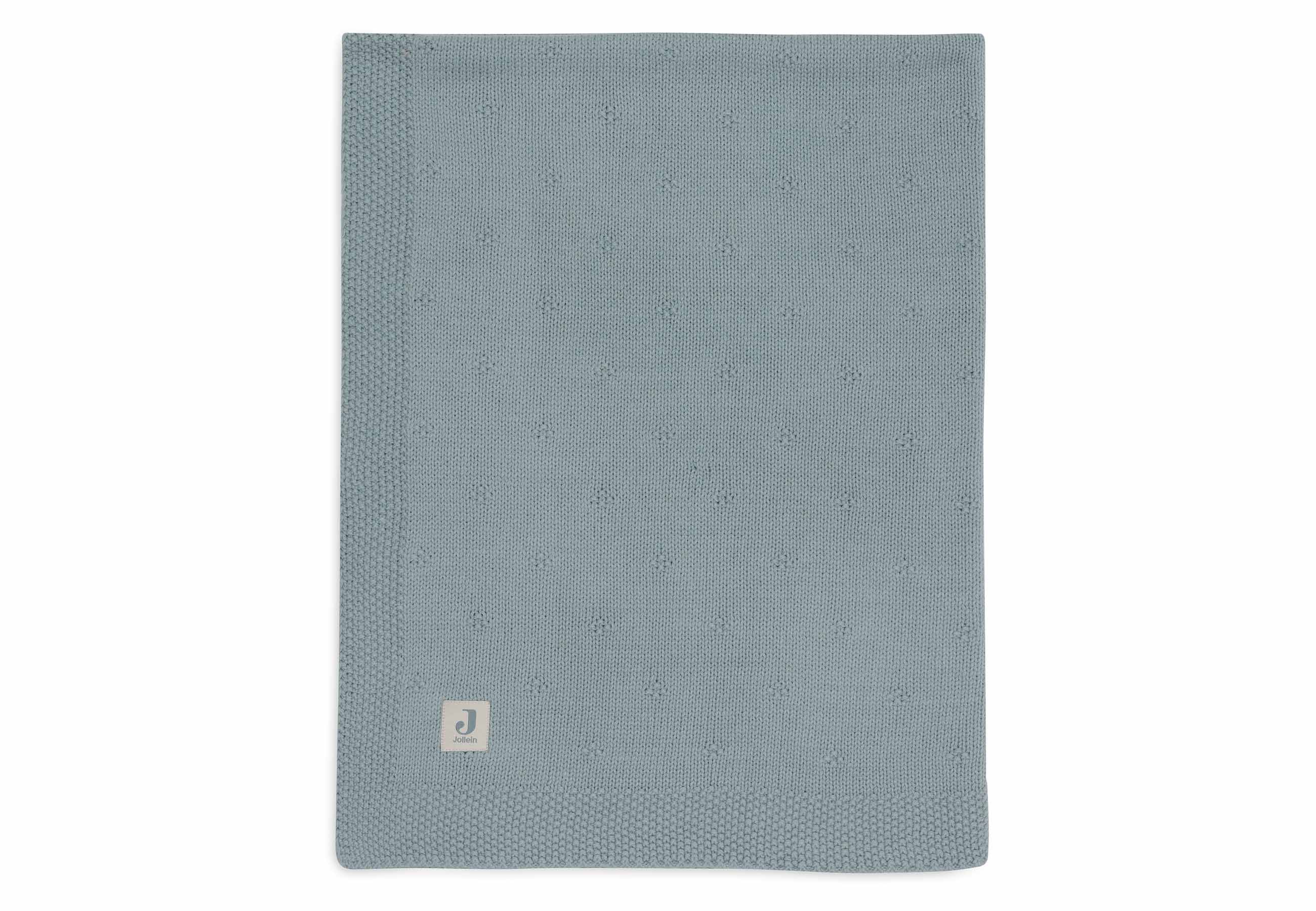 Jollein Decke Wiege 75x100cm Cosy Knit - Sea Green