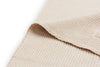 Decke Kinderbett Basic Knit 100x150 cm - Nougat
