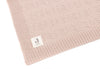 Decke Kinderbett 100x150cm Grain Knit - Wild Rose