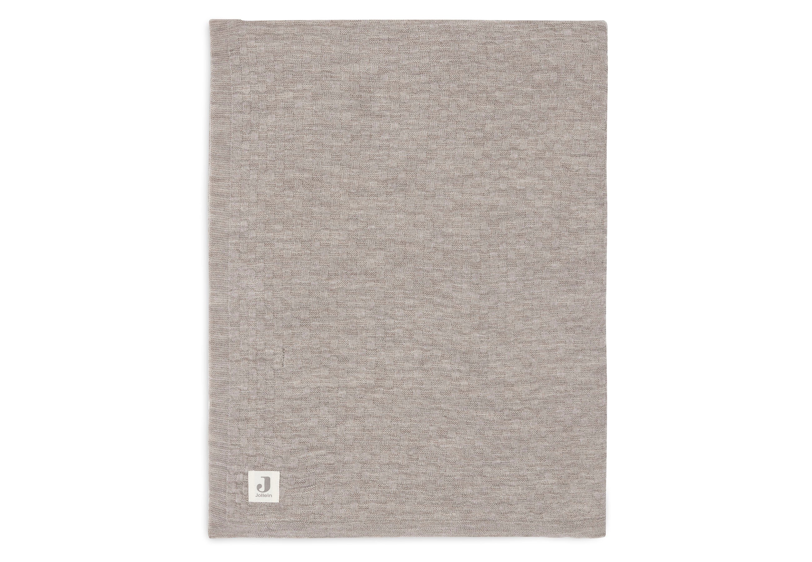 Jollein Decke Kinderbett 100x150cm Weave Knit Merino wool Funghi