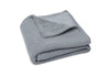 Decke Wiege 75x100cm Basic Knit - Stone Grey/Fleece