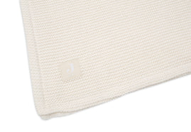 Decke Wiege 75x100cm Basic Knit - Ivory/Coral Fleece