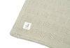 Decke Wiege 75x100cm Grain Knit - Olive Green/Velour