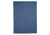Decke Kinderbett 100x150cm Basic Knit - Jeans Blue/Fleece