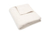 Decke Kinderbett 100x150cm Grain Knit - Oatmeal/Velour