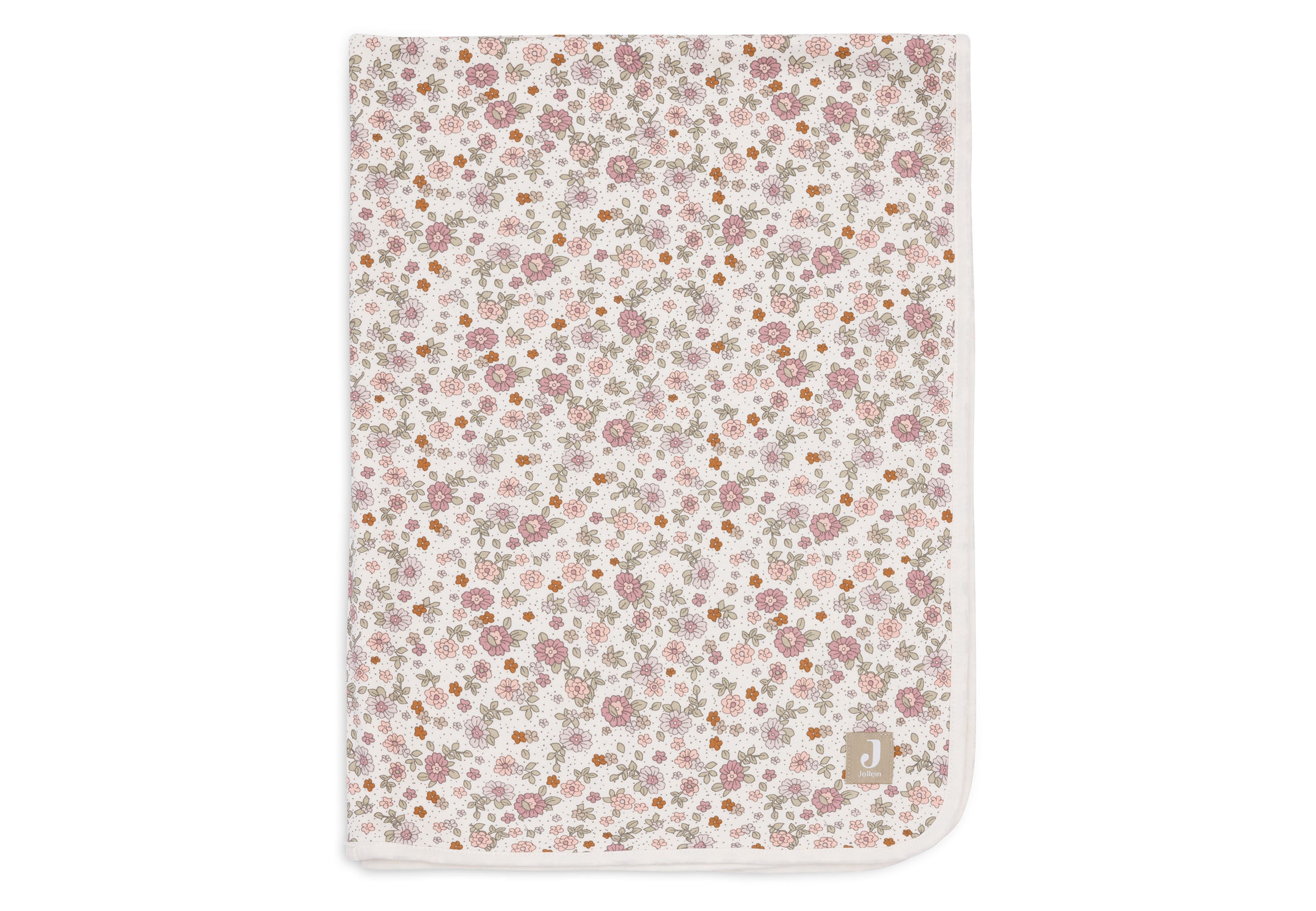 Jollein Decke Wiege Jersey 75x100cm Retro Flowers