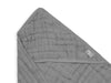Kapuzenhandtuch Wrinkled 75x75 cm - Storm Grey
