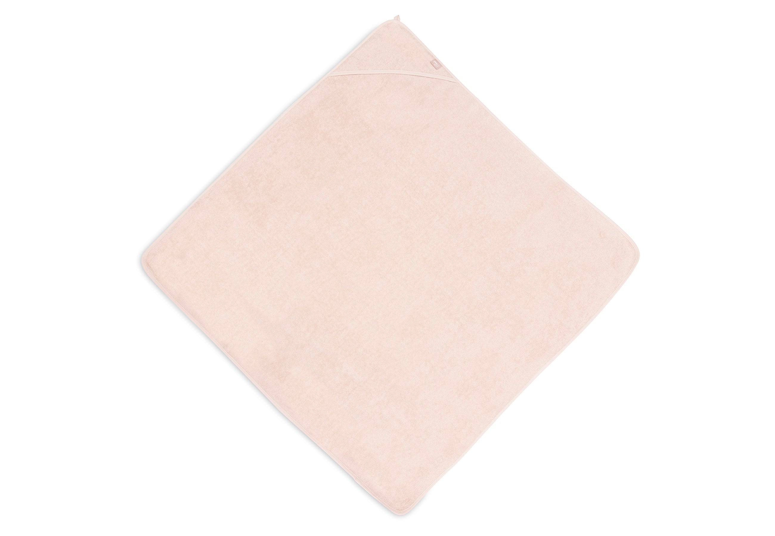 Jollein Kapuzenhandtuch Frottee 100x100cm Pale Pink