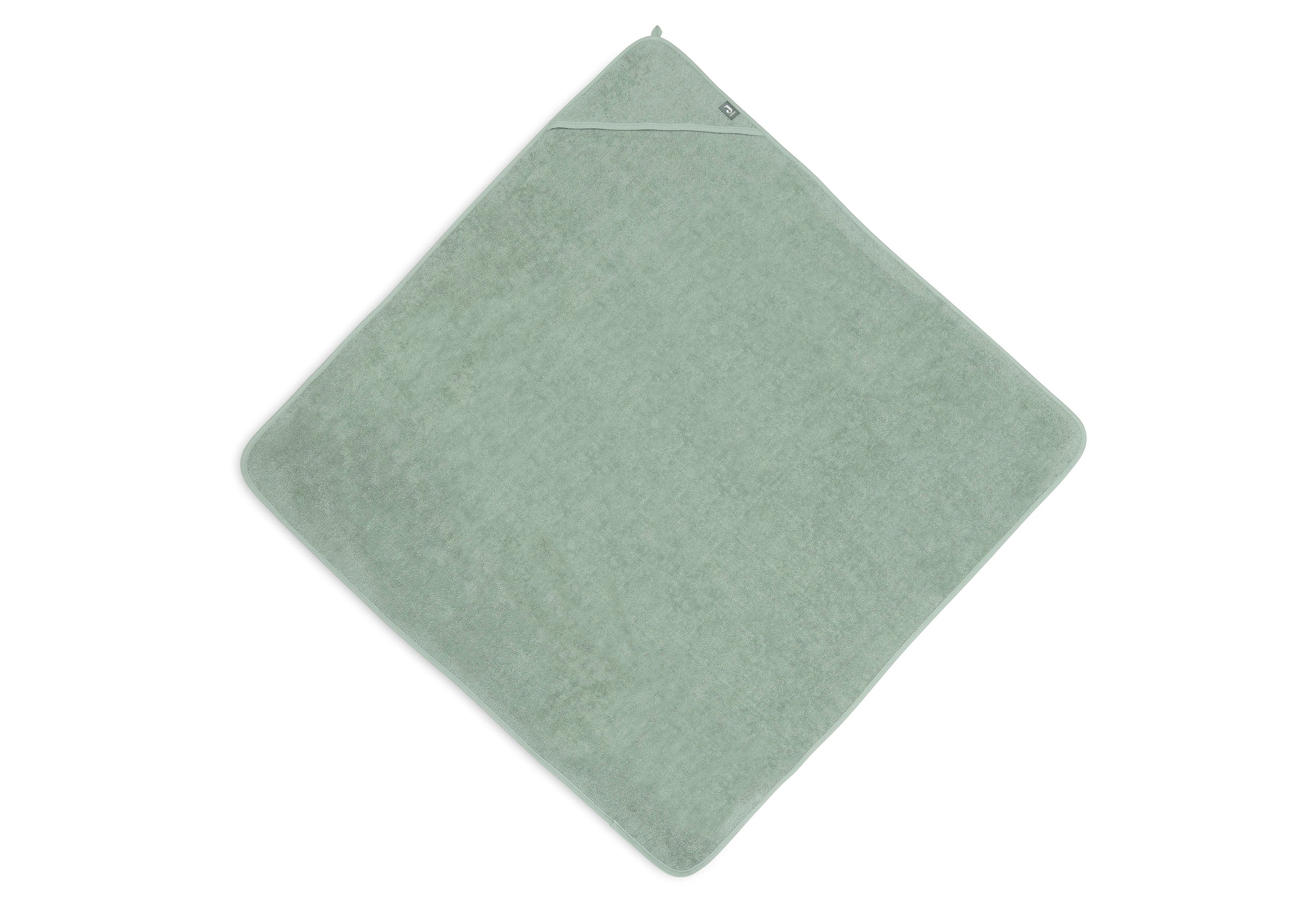 Jollein Kapuzenhandtuch Frottee 100x100cm Ash Green