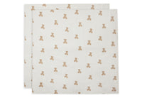 Hydrofiele Doek Large 115x115cm - Teddy Bear - 2 Stuks