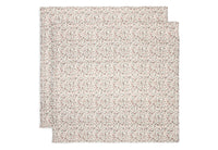 Hydrofiele Doek Large 115x115cm - Retro Flowers- 2 Stuks